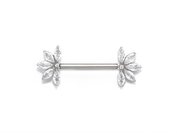 Flower Nipple Barbell