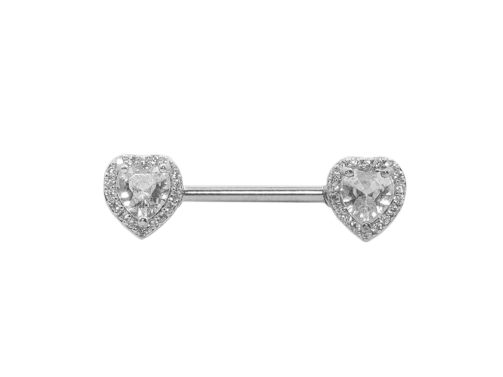 Jewellled Nipple Barbell
