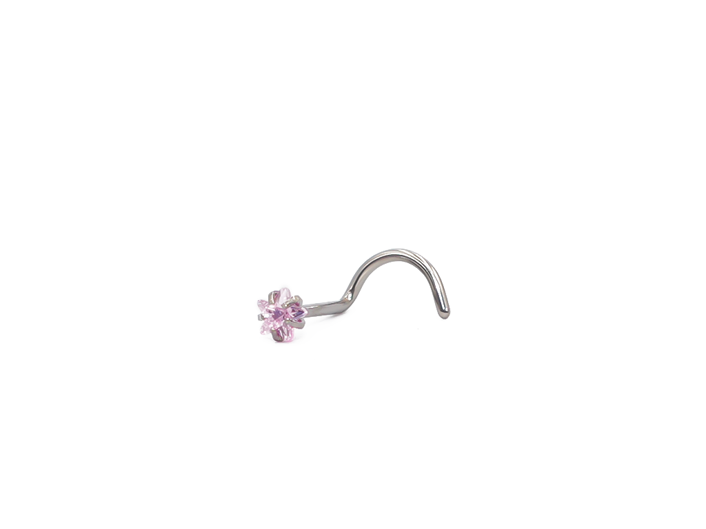 Jewelled Star Nose Stud