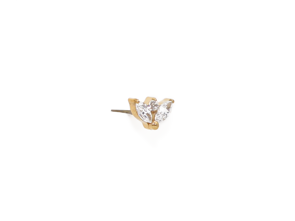 Push Fit Jewelled Flower