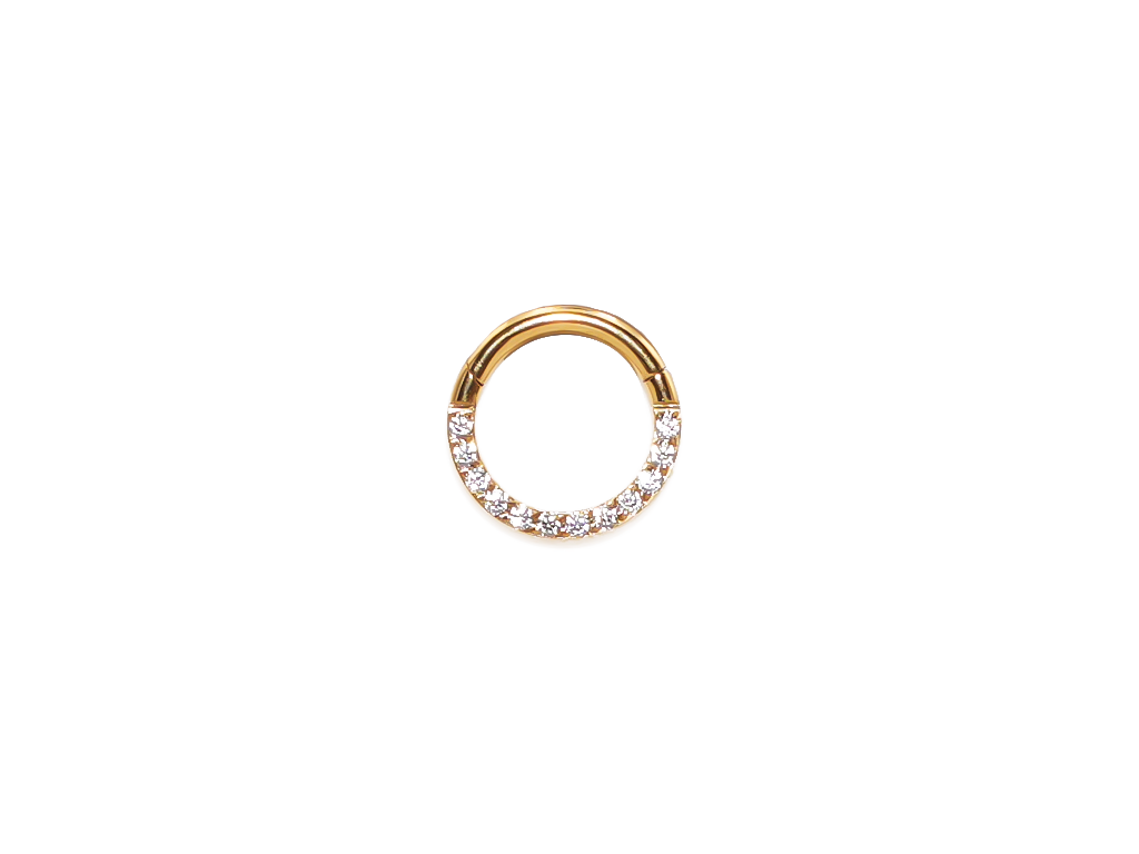 Premium Gold Jewelled Hinged Clicker