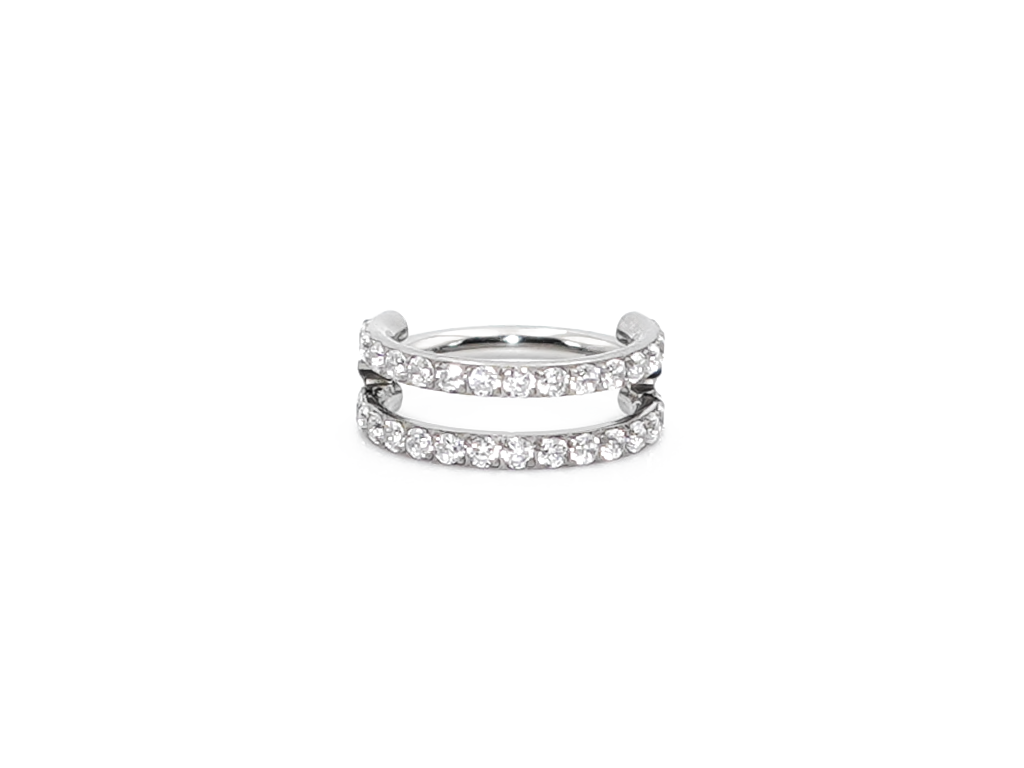 Double Jewelled Hinged Clicker