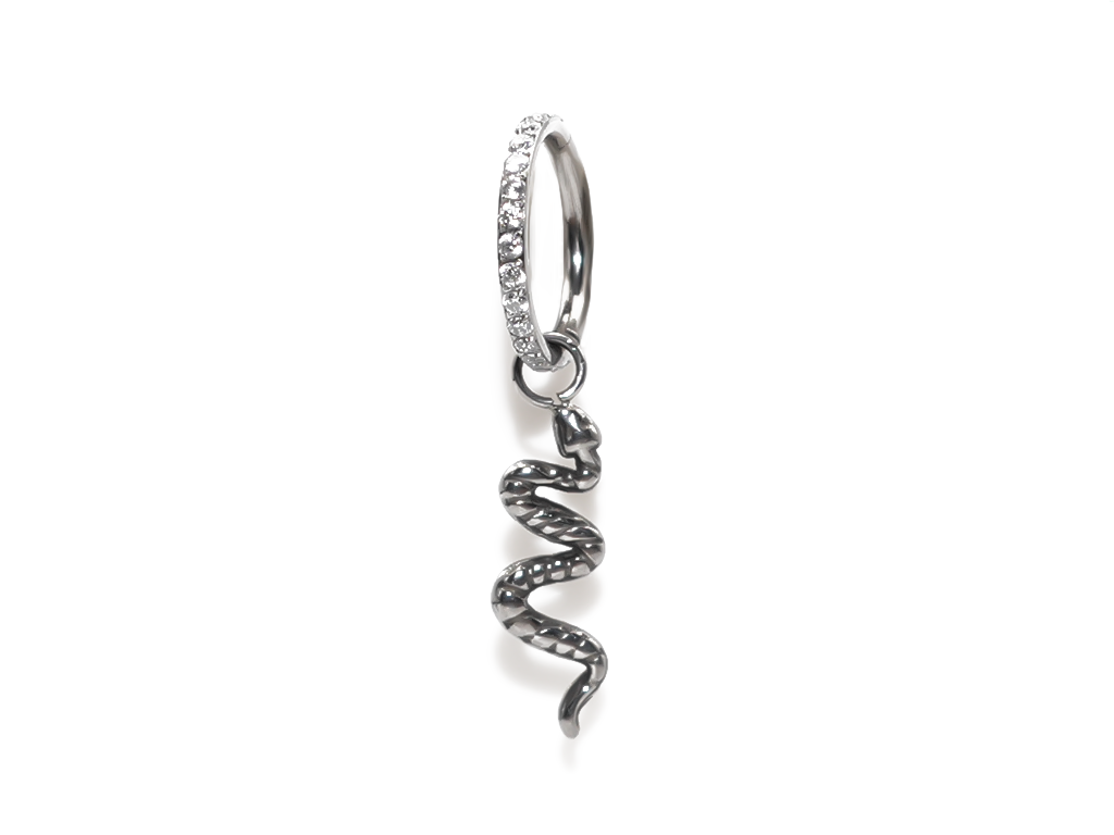 Jewelled Snake Hinged Clicker