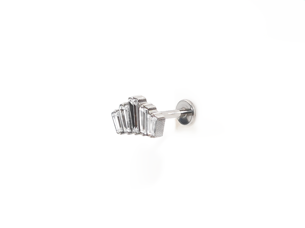 BAGUETTE JEWELLED INTERNAL LABRET