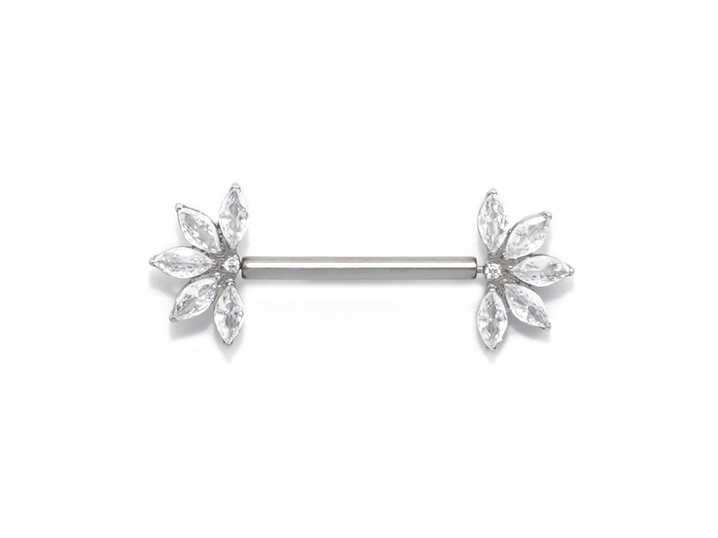 Flower Nipple Barbell