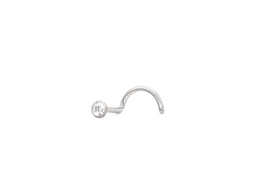 Silver Jewelled Flat Crystal